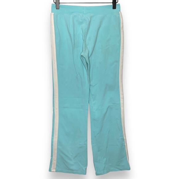 3/$20 Vintage Y2K Moda International light blue side stripe lounge pants SZ M - Picture 2 of 12